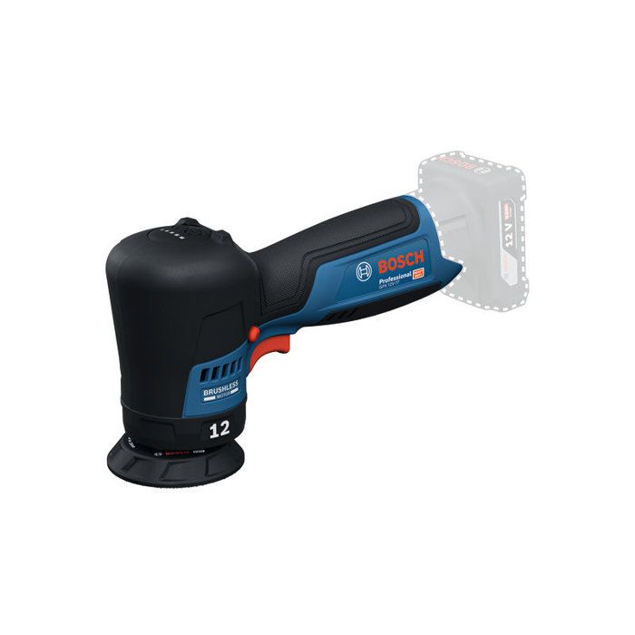 Polisseuse excentrique BOSCH PROFESSIONAL - GPX 12V-77 - 12V -Sans batterie ni chargeur - Avec plateau + tampon a polir 77mm