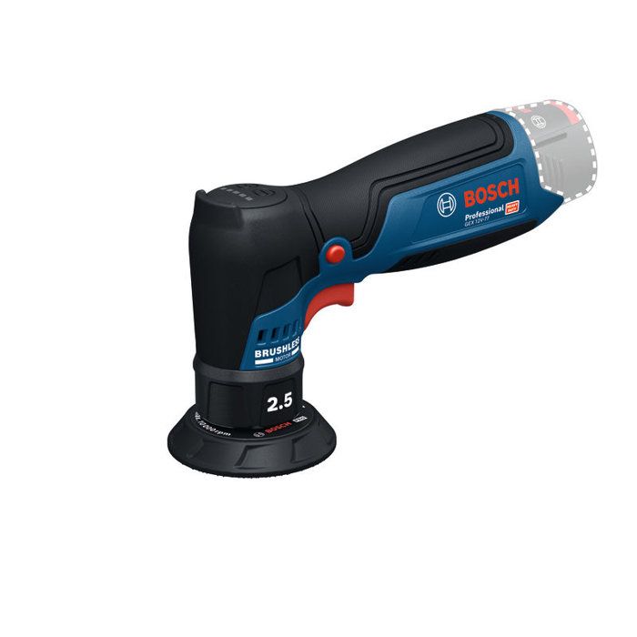 Ponceuse excentrique sans fil BOSCH PROFESSIONAL - GEX 12V-77 - 12V - 77 mm - 3.000 8.000 tr/min - Sans accessoires