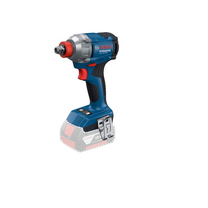 Boulonneuse 2en1 sans fil BOSCH PROFESSIONAL - GDX 18V-285 + 2 batteries GBA 18V 4,0Ah + chargeur GAL 18V + coffret + clip ceinture