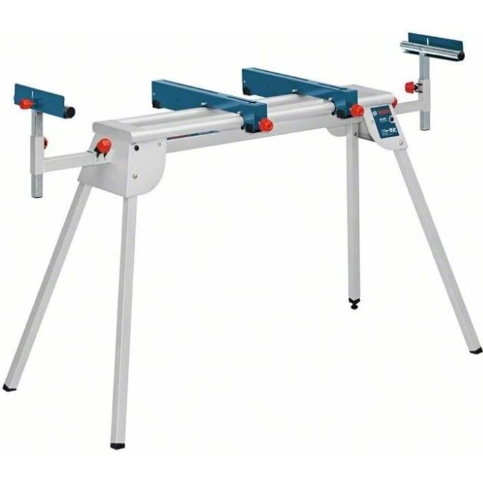Table de travail Bosch Professional GTA 2600, pour scies a onglets, 260cm de longueur - 0601B12300