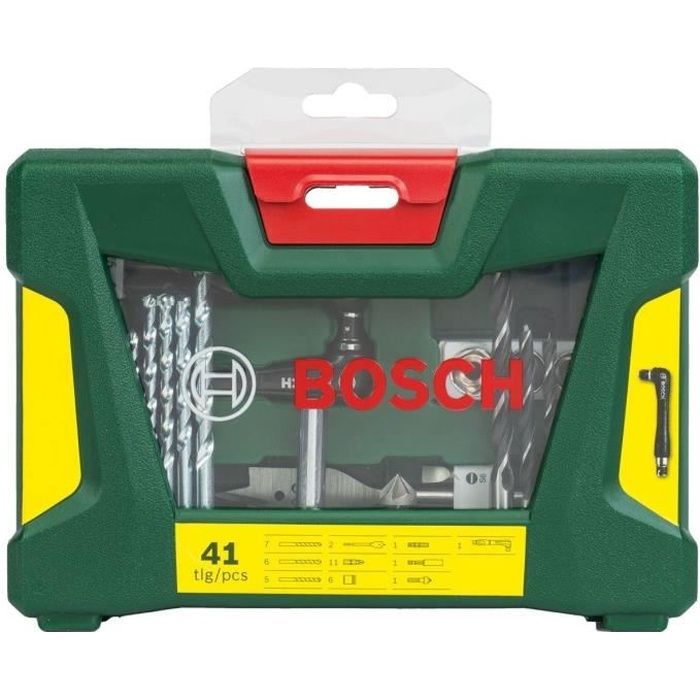 Coffret d'accessoires BOSCH V-Line - 41 pieces