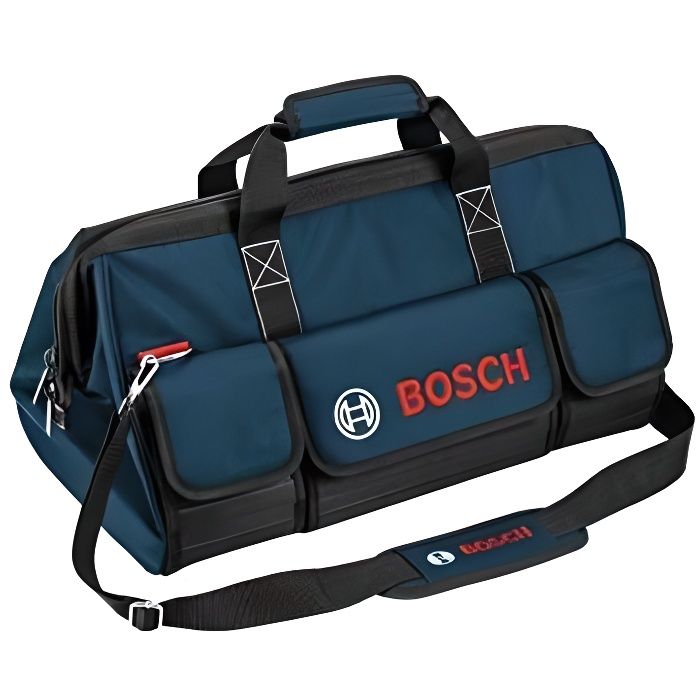 Sac a outils - BOSCH - Taille M - Polyester résistant - 3 compartiments - Acces facile
