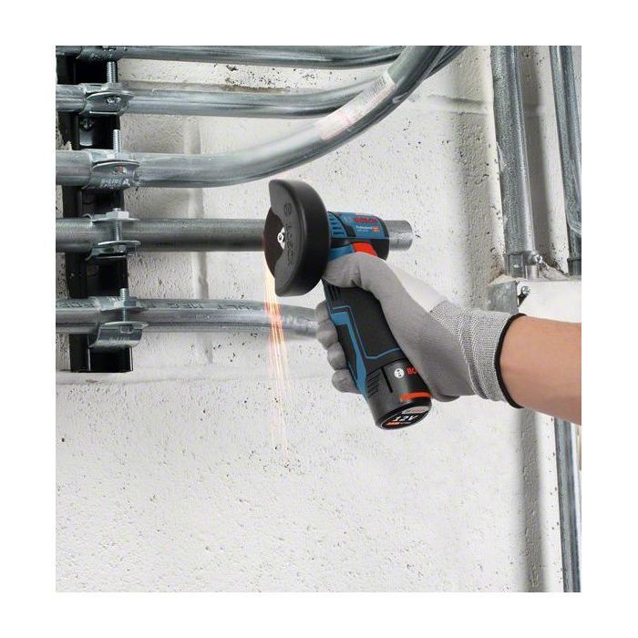 Meuleuse angulaire Bosch Professional GWS 12-76 V-EC - Sans batterie - Format compact - Diametre disque 75 mm - 06019F2000