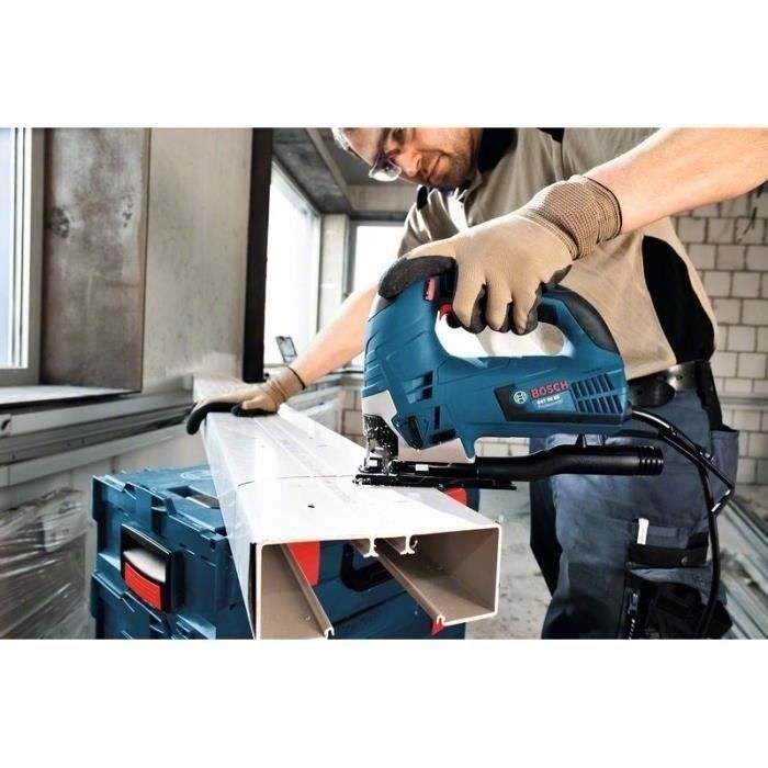 Scie sauteuse Bosch Professional GST 90 BE + 2 lames + Coffret - 060158F003
