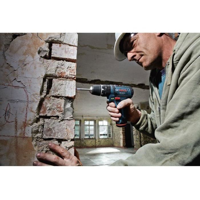 Perceuse-visseuse Bosch Professional GSR 12V-15 + 2 batteries 2,0Ah + Chargeur GAL 12V-20 - 060186810F