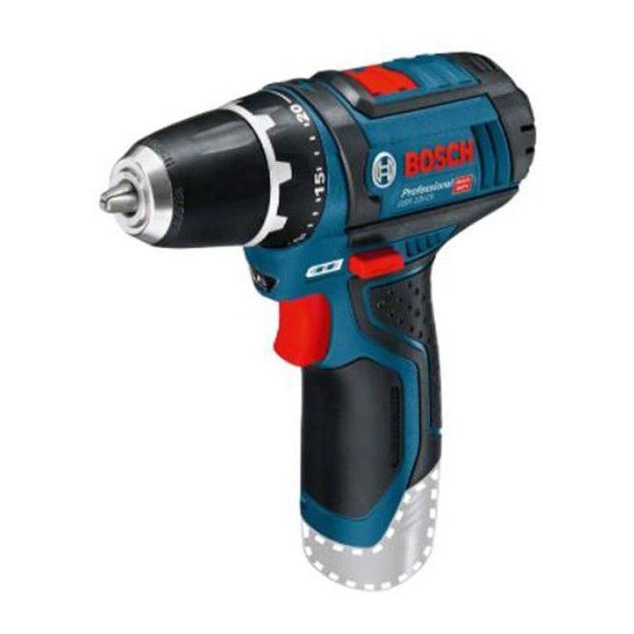 Perceuse-visseuse Bosch Professional GSR 12V-15 + 2 batteries 2,0Ah + Chargeur GAL 12V-20 - 060186810F