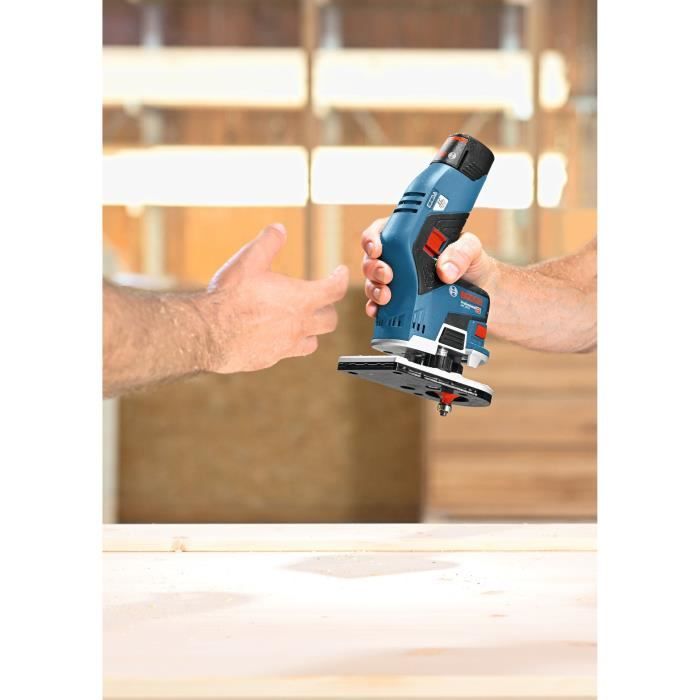 Affleureuse Bosch Professional GKF 12V-8 sans batterie moteur EC sans charbon - 13000 t/min - 06016B0002