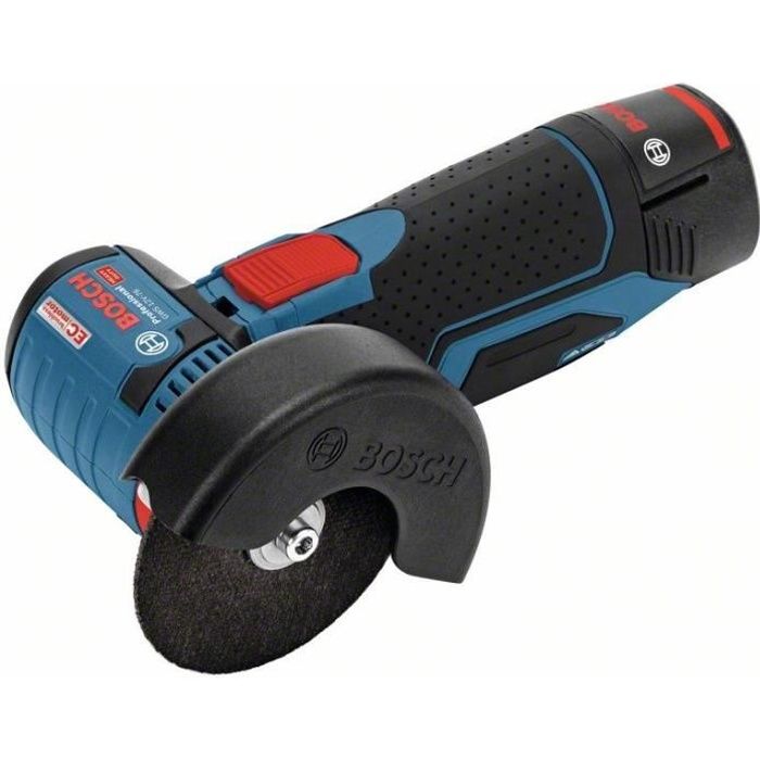Meuleuse angulaire Bosch Professional GWS 12V-76 + 2 batteries 3,0Ah + L-BOXX 75mm de diametre - 06019F200B