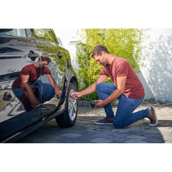 pompe a air comprimé sans fil BOSCH Easypump 3,6V - pour gonfler pneus (vélo, voiture, moto) ballons avec sac textile 0603947000