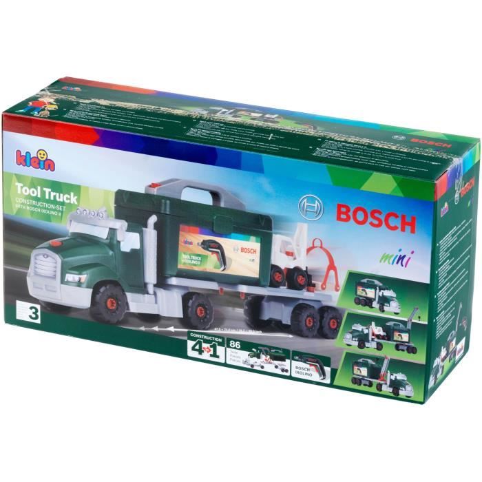 Jouet de bricolage - KLEIN - Camion de bricolage Bosch a monter/dÈmonter - Jeu de construction de plus de 80 pieces.