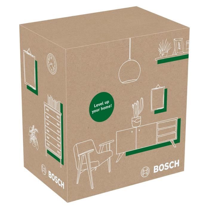 Laser lignes AdvancedLevel 360 de Bosch (3 laser lignes avec laser a 360° pour un alignement dans toute une piece, dans boîte