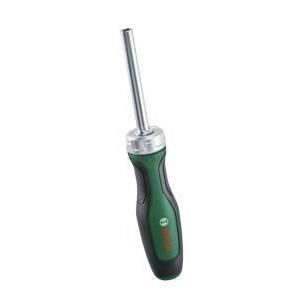 Bosch Tournevis a cliquet a embout (mécanisme a 36 dents porte-embout magnétique poignée Softgrip)