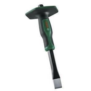 Bosch Burin plat pour pierre 22-250 mm (tranchant doublement trempé manche chrome-vanadium poignée Softgrip)