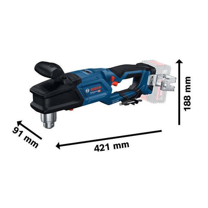 Perceuse d'angle sans fil BOSCH PROFESSIONAL - GRD 18V-127- 18V - Sans batterie ni chargeur