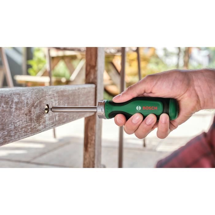 Bosch tournevis cliquet 12 embouts