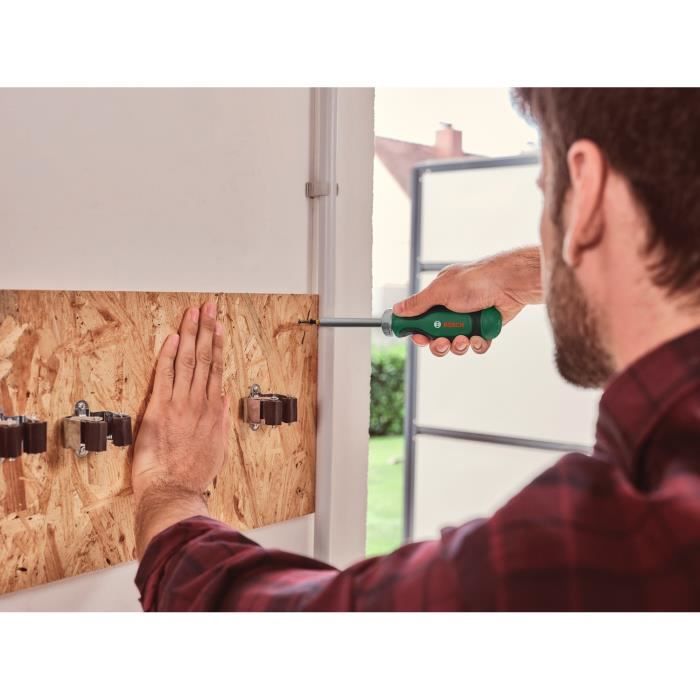 Bosch tournevis cliquet 12 embouts