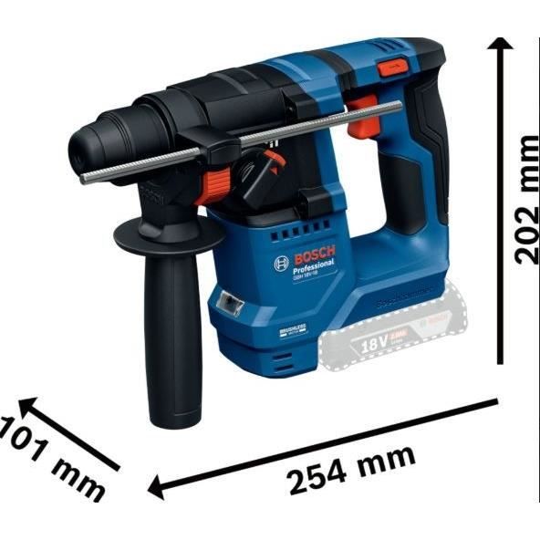 Perforateur SDS-plus 18V GBH 18V-18 Solo coffret - Bosch Pro