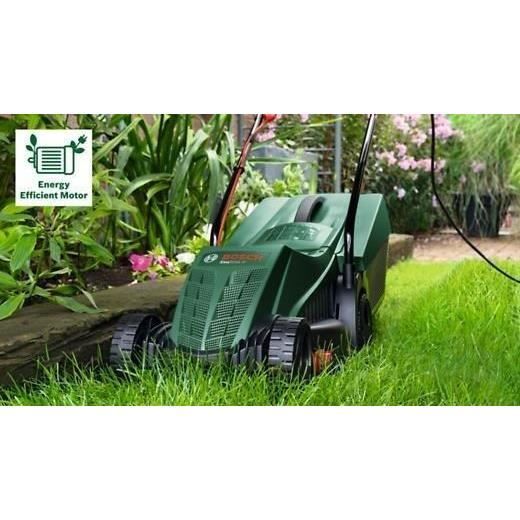 Bosch Tondeuse UniversalRotak 34V-26 (1 300 W, largeur de coupe : 34 cm, bac de ramassage 40 litres)