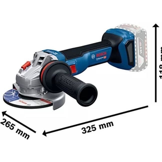 Meuleuse 125mm 18V GWS 18V-11 Solo carton - Bosch Pro