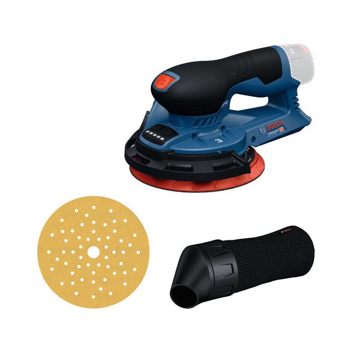Ponceuse excentrique sans fil BOSCH PROFESSIONAL - GEX 12V-150-3 - 12V - 150 mm - Feuille abrasive G120 + bague + sac +plateau