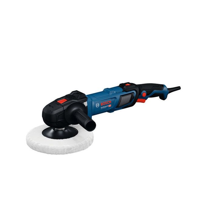 Polisseuse rotative BOSCH PROFESSIONAL - GPO 14-180 S - 1400W - 180 mm - Poignée en D + poignée auxiliaire