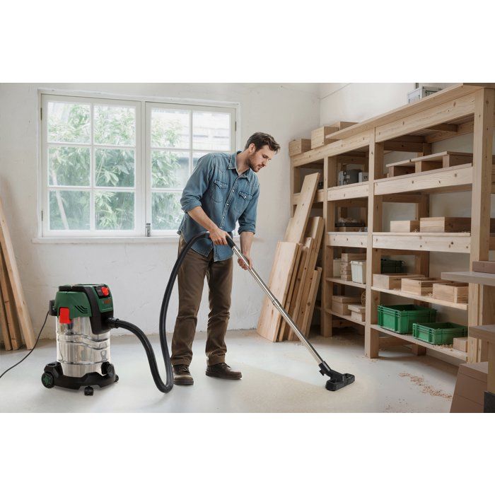 Aspirateur universel BOSCH - PAS 30-240PRS - 1300W - 67 l/s - Réservoir 30L - 240 mbar