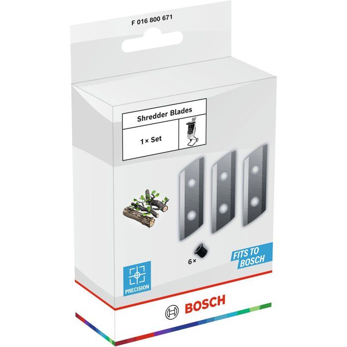 Lames de broyeur de végétaux BOSCH - Pour l'UniversalShredder 2x18V