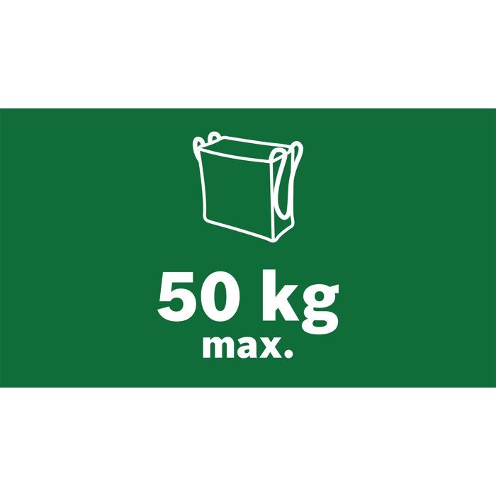 Sac de collecte BOSCH - 50L - Pour collecte de déchets de jardin