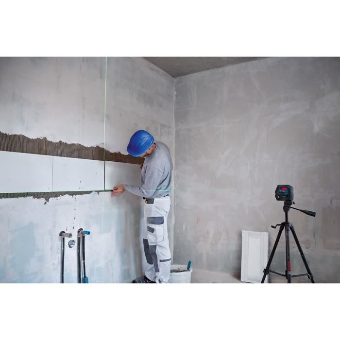 Laser - BOSCH - GCL 2-50 G - 2 points et 2 lignes - IP 64 - Portée 10 m