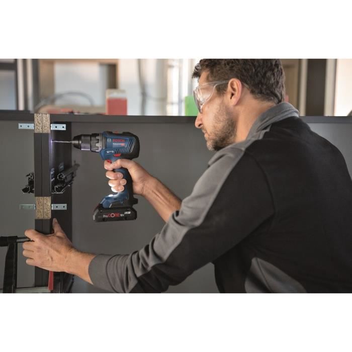 Perceuse-visseuse Bosch Professional GSR 18V-21 + 3 batteries 2,0Ah + chargeur GAL 18V-20 - 0615990L88