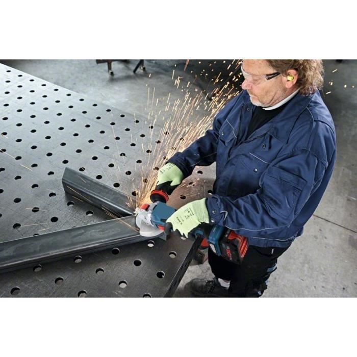 Meuleuse angulaire Bosch Professional GWX 18V-15 C + 2 batteries ProCORE 5,5Ah + chargeur GAL 1880 CV+ L-Boxx - 06019H6402