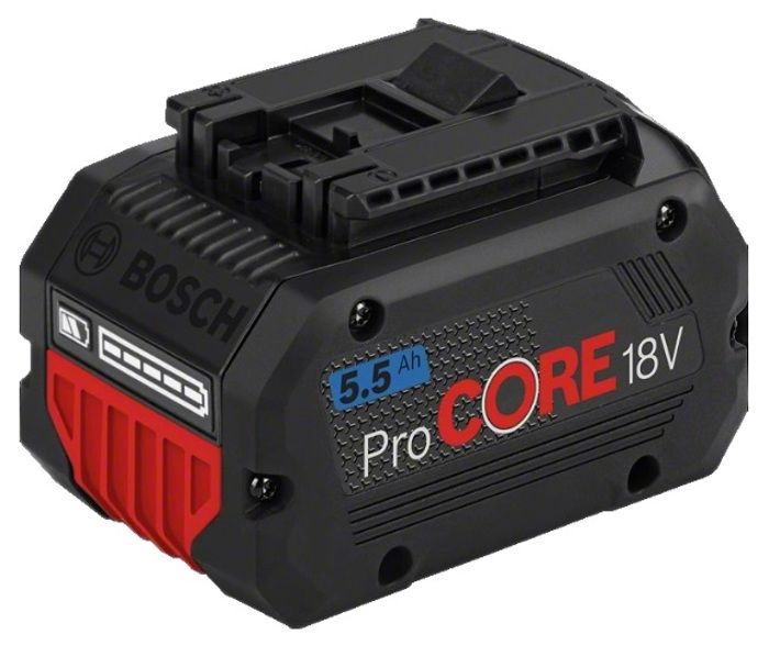Perforateur SDS-Max Bosch Professional Biturbo 18V-36C GBH + 7J + 2 batteries Procore 5,5Ah + chargeur + Coffret - 0611915003