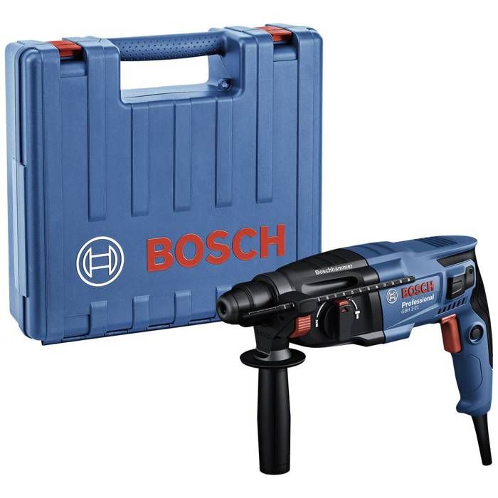 Perforateur-burineur SDS Plus 720W GBH 2-21 + coffret standard - BOSCH - 06112A6000