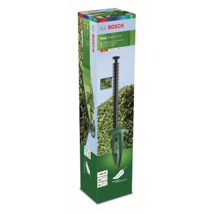 Taille-Haies électrique Bosch - EasyHedgeCut 45 (420 W, Lames de 45 cm)