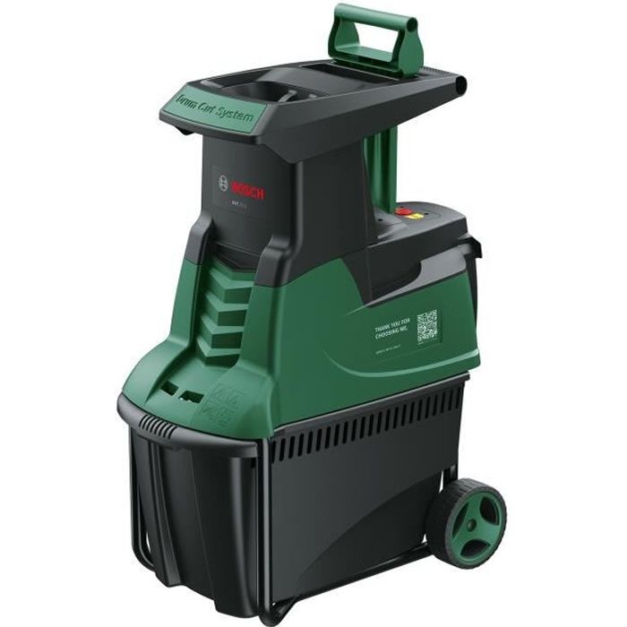 Broyeur de végétaux Bosch - AXT 25D - branches jusqu'a 40 mm - électrique