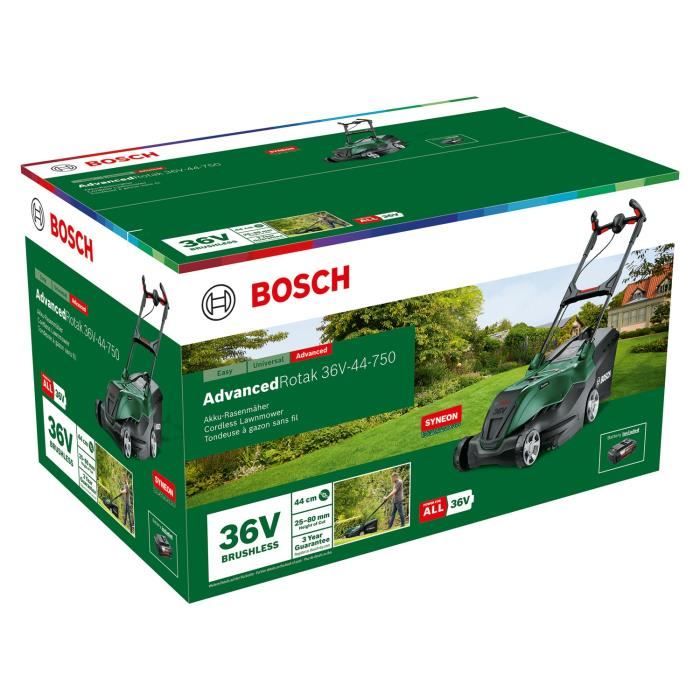 Bosch Tondeuse AdvancedRotak 36V-44-750 - avec batterie et chargeur