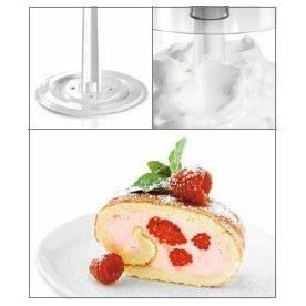 Hachoir BOSCH MMR08R2 - Rouge/Gris - 400W - CapacitÈ 0,8L - Couteau inox - Batteur a blancs