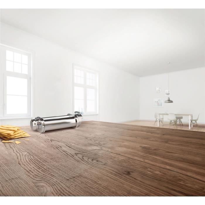 Accessoire filiere a pâtes lasagnes en inox - BOSCH - MUZ5NV1 - Pour hachoir a viande des robots pâtissiers MUM