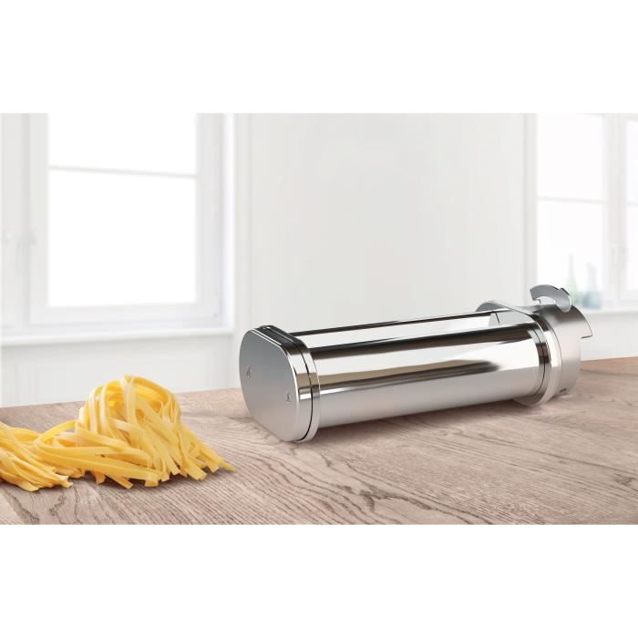 Accessoire filiere a pâtes tagliatelles - BOSCH - MUZ5NV2 - Pour hachoir a viande robots pâtissiers MUM Série 2, MUM Série 4 et MUM5