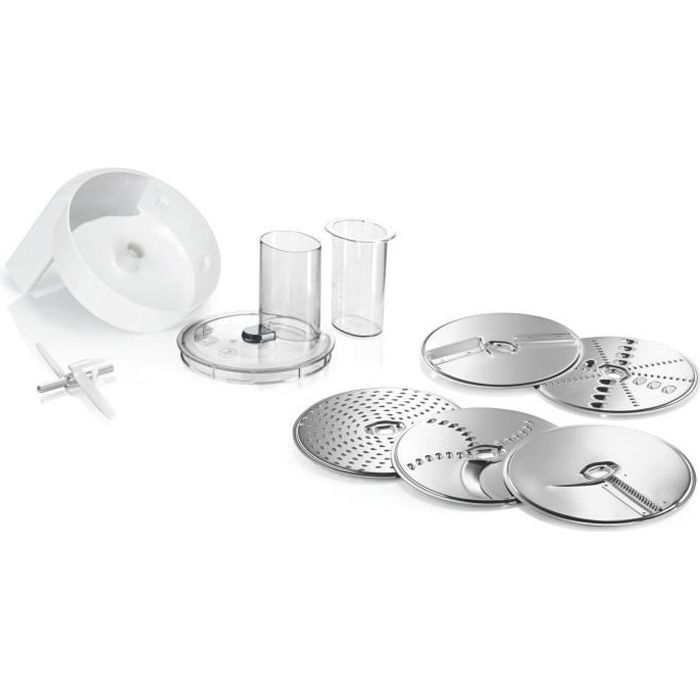 Accessoires pour kitchen machine BOSCH MUM5 - Lot VeggieLove: 1 acc. R‚peur/Èminceur - 5 disques