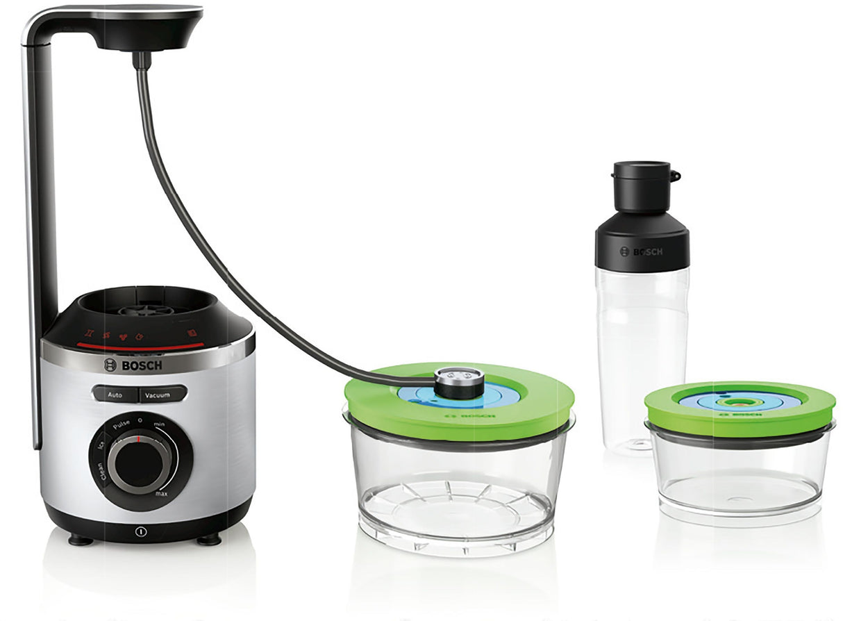 Blender sous vide 2-en-1 - BOSCH - VitaPower Série 8 MMBV625M - 1000 W - Inox / Noir