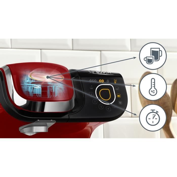 Machine a cafÈ - BOSCH - Tassimo MY WAY TAS6503 - Rouge