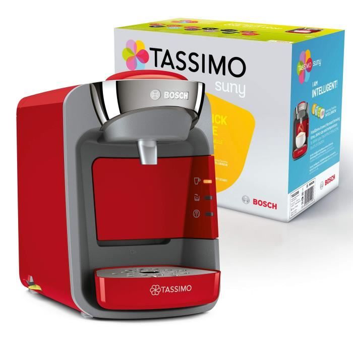 Machine a cafÈ multi-boissons BOSCH Tassimo Suny TAS32 - Rouge coquelicot