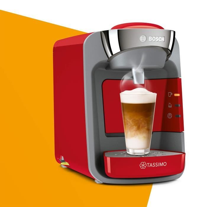 Machine a cafÈ multi-boissons BOSCH Tassimo Suny TAS32 - Rouge coquelicot