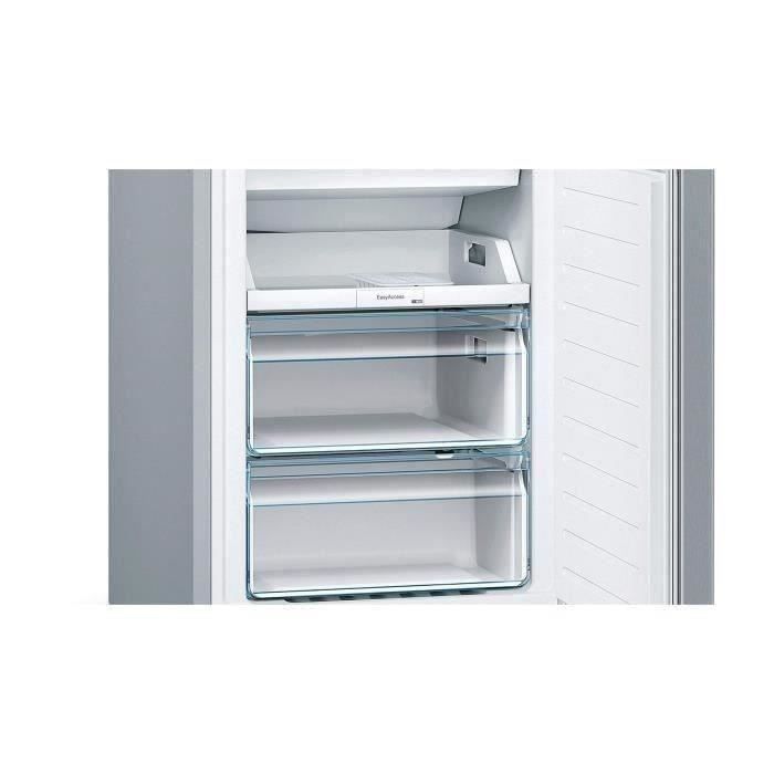 BOSCH KGN36NLEA - RÈfrigÈrateur congÈlateur bas - 302L (215L + 87L) - Froid NoFrost multiairflow - L 60 x H186cm - Portes inox