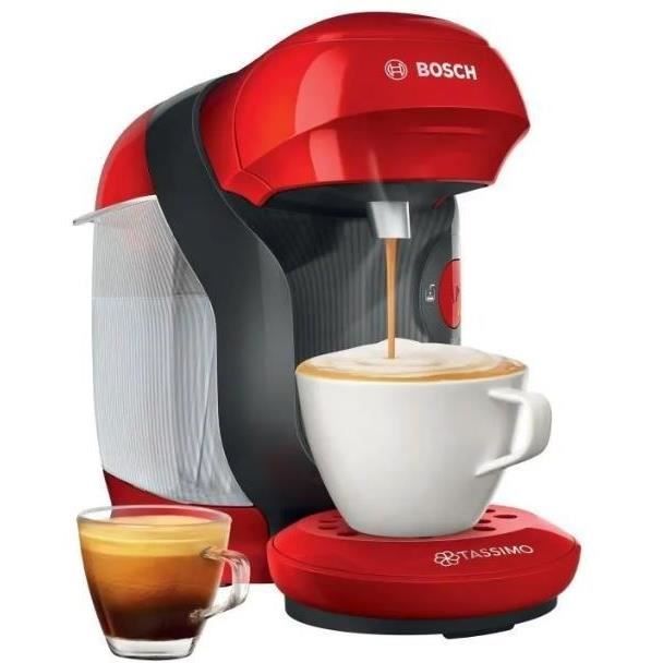 Machine multi-boissons BOSCH TAS1103 Tassimo Rouge - Pression 3,3bar - CapacitÈ du rÈservoir d'eau 0,7l