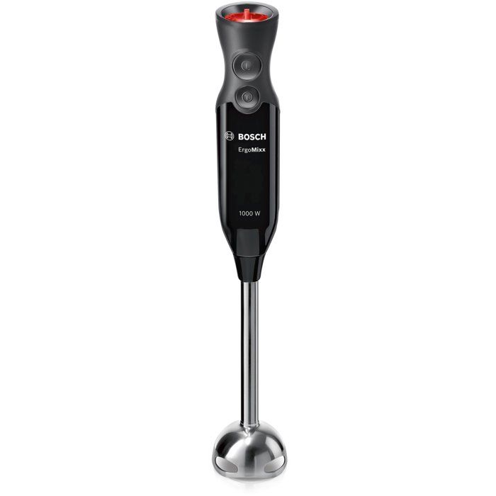 Mixeur plongeant - BOSCH - MS6CB61V1 ErgoMixx - 1000 W - 12 vitesses + turbo - Bol mixeur - Pompe sous vide - Noir