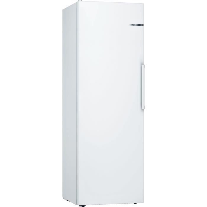 Réfrigérateur pose-libre - BOSCH KSV33VWEP SER4 - 1 porte - 324 L - Blanc - Froid ventilé - Classe énergie E