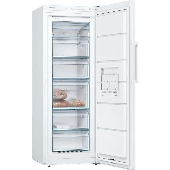 BOSCH - CongÈlateur armoire GSN29UWEW Porte: Blanc - SER4 - Volume utile total: 200 l - congÈlateur: 200 l - Full no frost