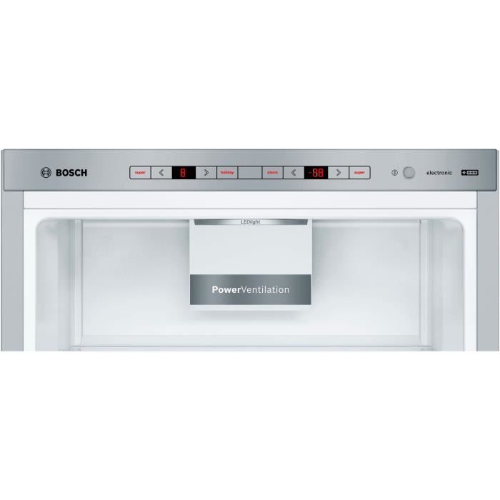 Réfrigérateur congélateur BOSCH - KGE398IBP - 343L